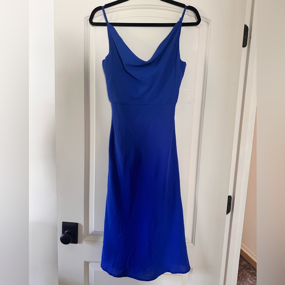 Cowl Neck Midi Dress